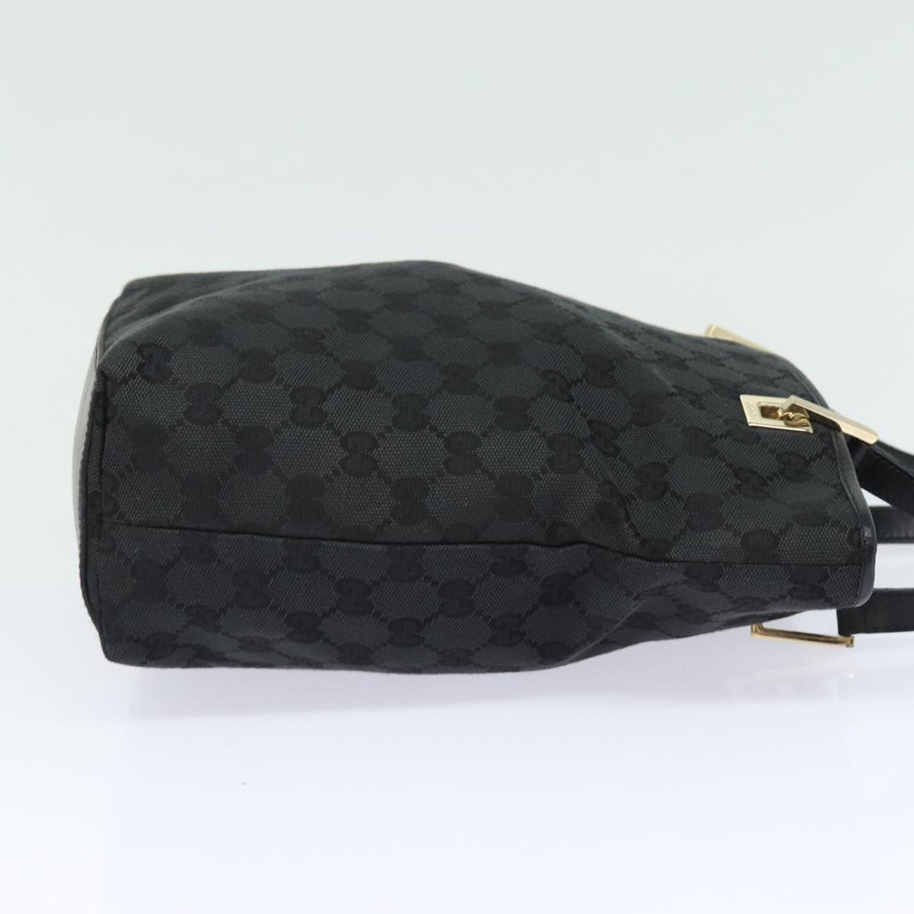 GUCCI GG Canvas Tote Bag Black 002 1099 79477