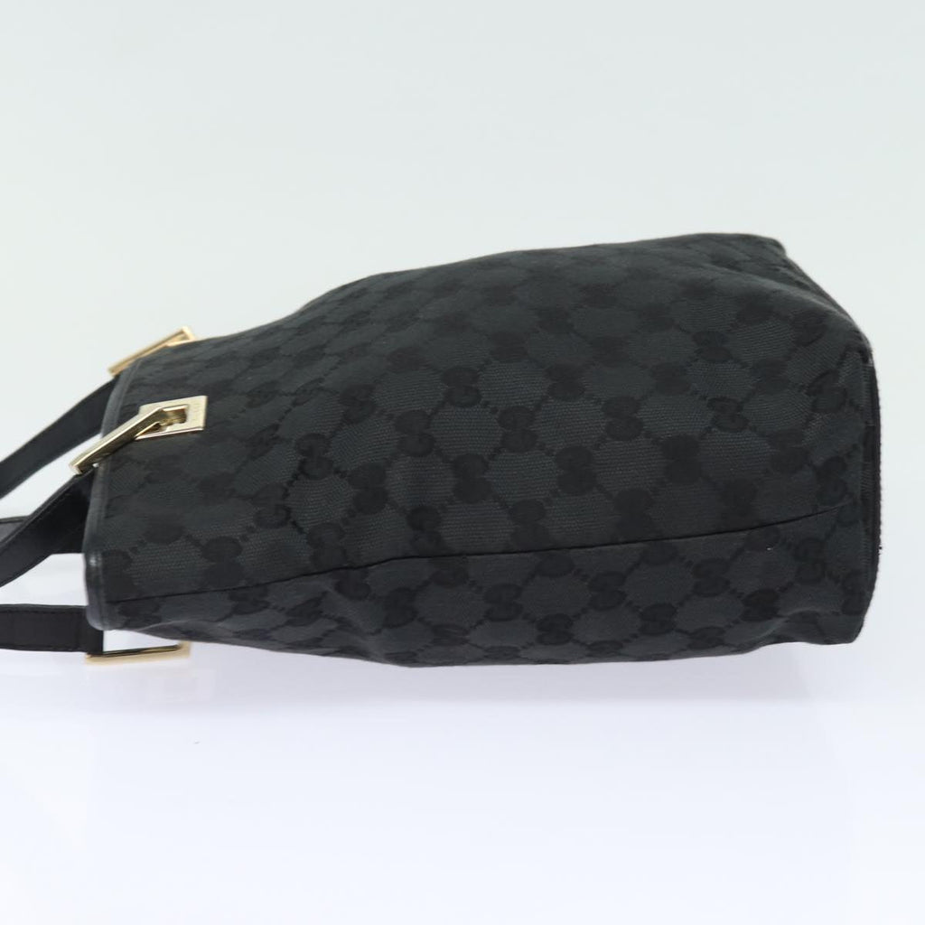 GUCCI GG Canvas Tote Bag Black 002 1099 79477
