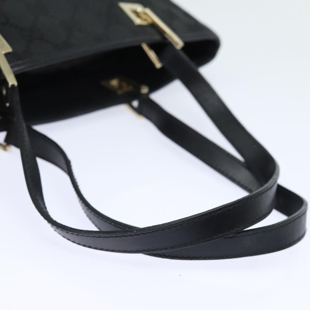 GUCCI GG Canvas Tote Bag Black 002 1099 79477