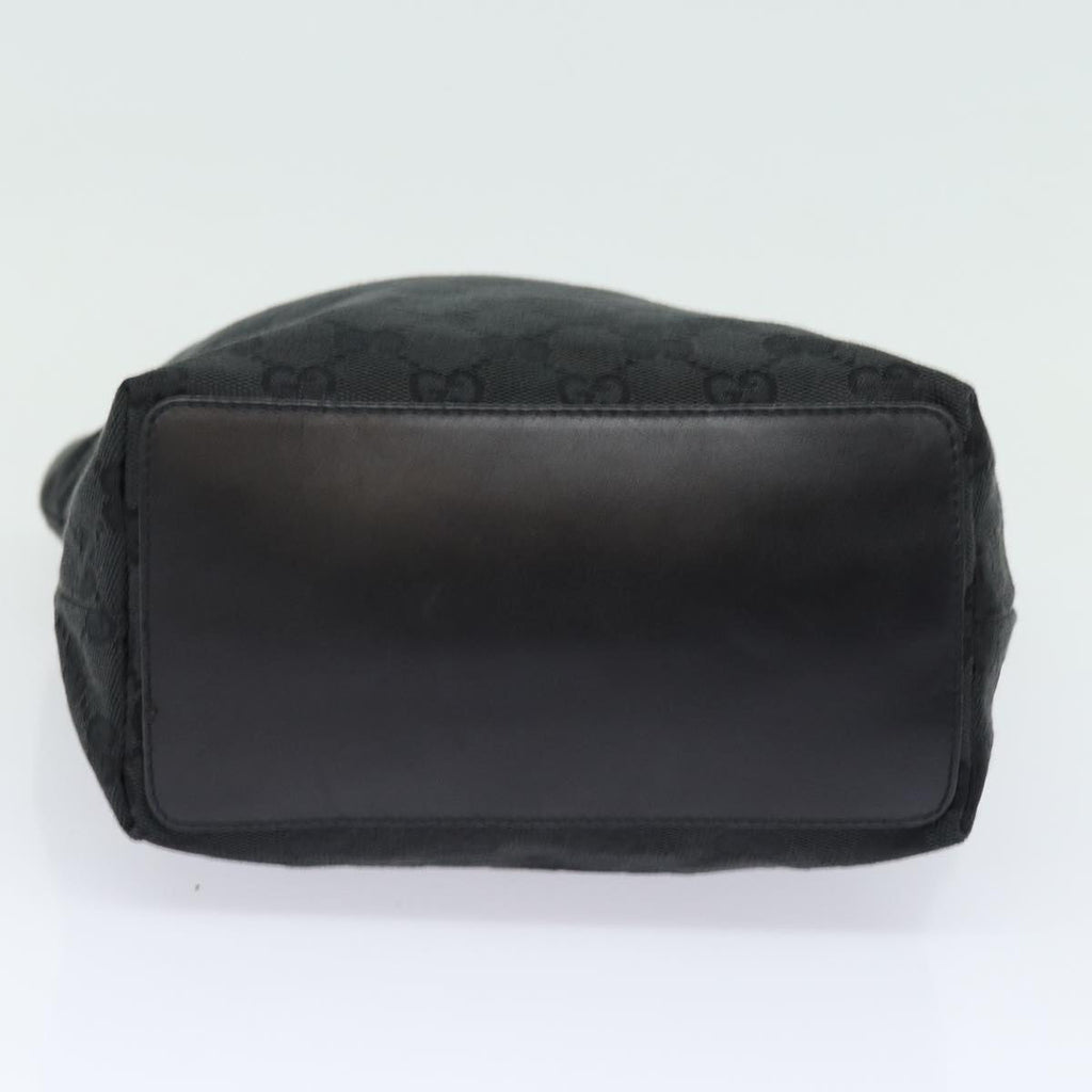 GUCCI GG Canvas Tote Bag Black 002 1099 79477