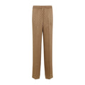 GUCCI Jacquard Trousers with Adjustable Drawstring Waist