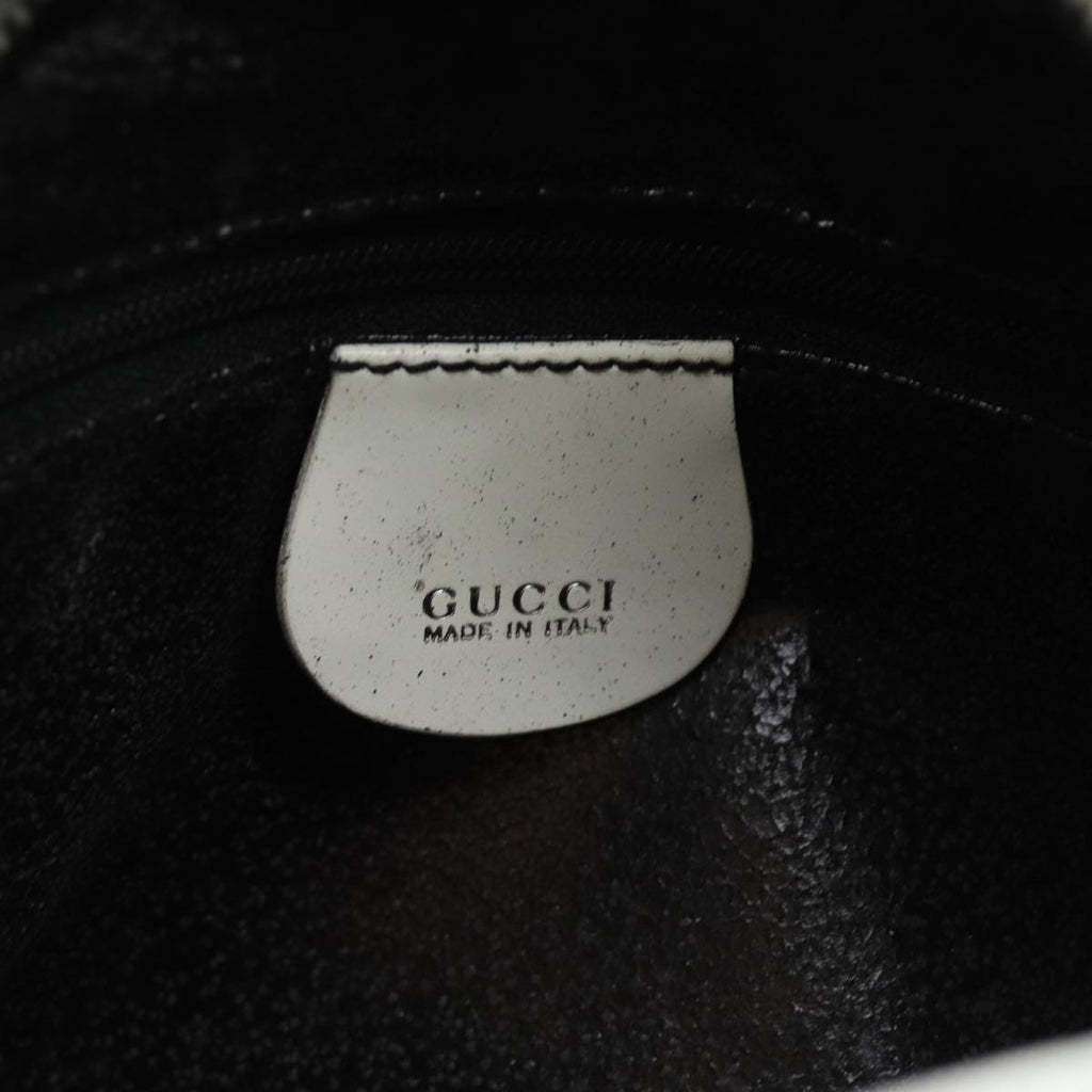 GUCCI Bamboo Shoulder Bag Enamel White 001 2046 3007 79480