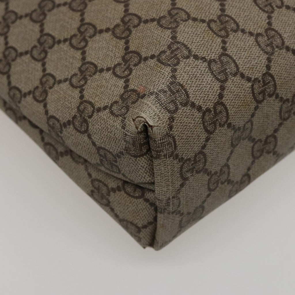 GUCCI GG Supreme Tote Bag PVC Leather Beige 378 02 003 79501