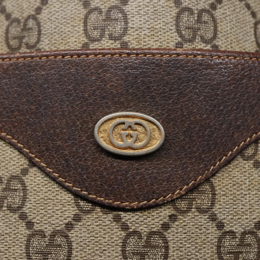 GUCCI GG Supreme Tote Bag PVC Leather Beige 378 02 003 79501