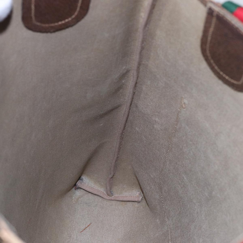 GUCCI GG Supreme Tote Bag PVC Leather Beige 378 02 003 79501