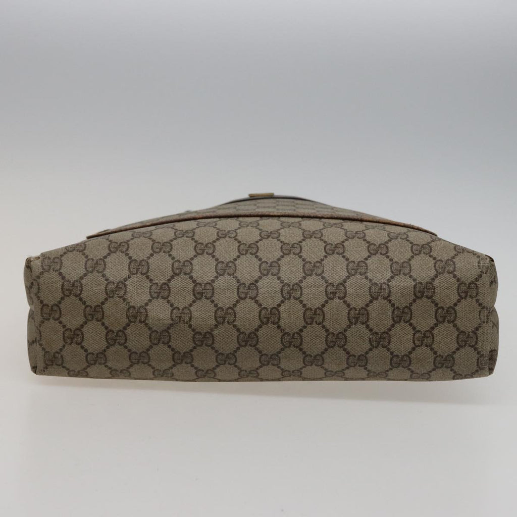 GUCCI GG Supreme Tote Bag PVC Leather Beige 378 02 003 79501
