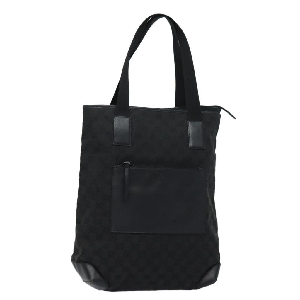 GUCCI GG Canvas Tote Bag Black 28892 79508