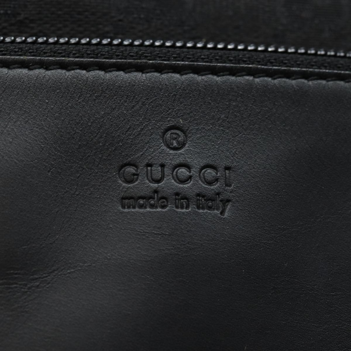 GUCCI GG Canvas Tote Bag Black 28892 79508