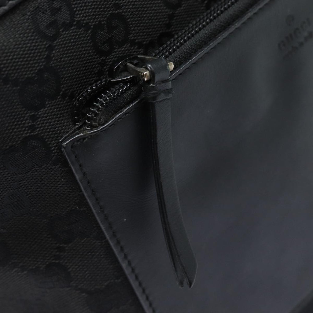 GUCCI GG Canvas Tote Bag Black 28892 79508