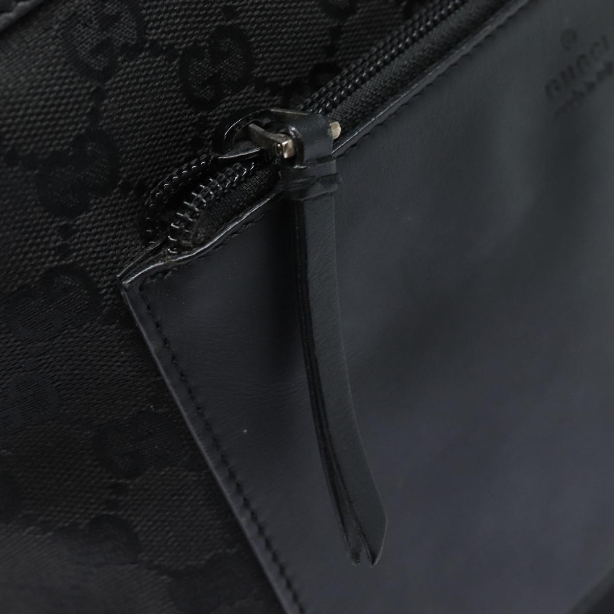 GUCCI GG Canvas Tote Bag Black 28892 79508