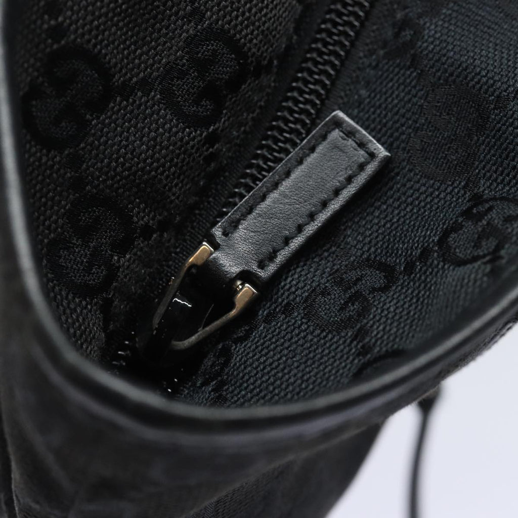 GUCCI GG Canvas Tote Bag Black 28892 79508