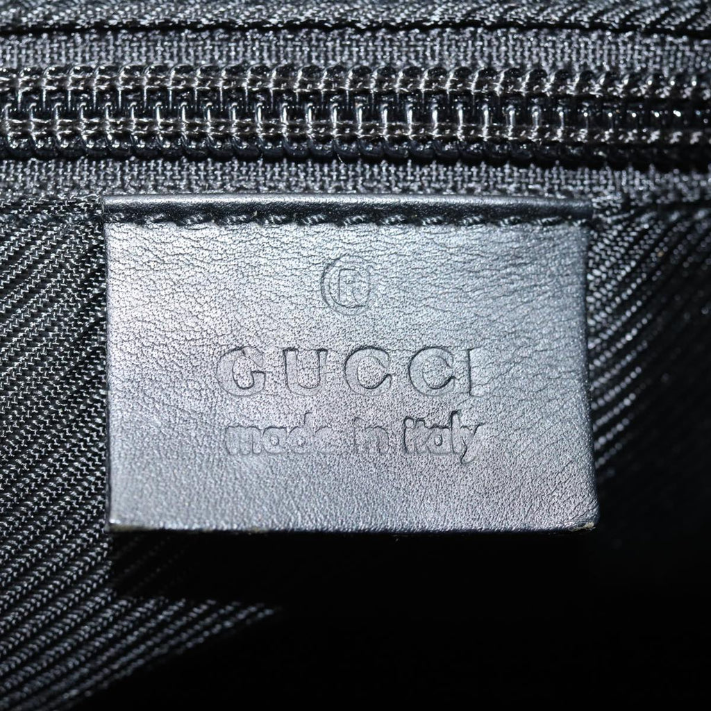 GUCCI GG Canvas Tote Bag Black 28892 79508