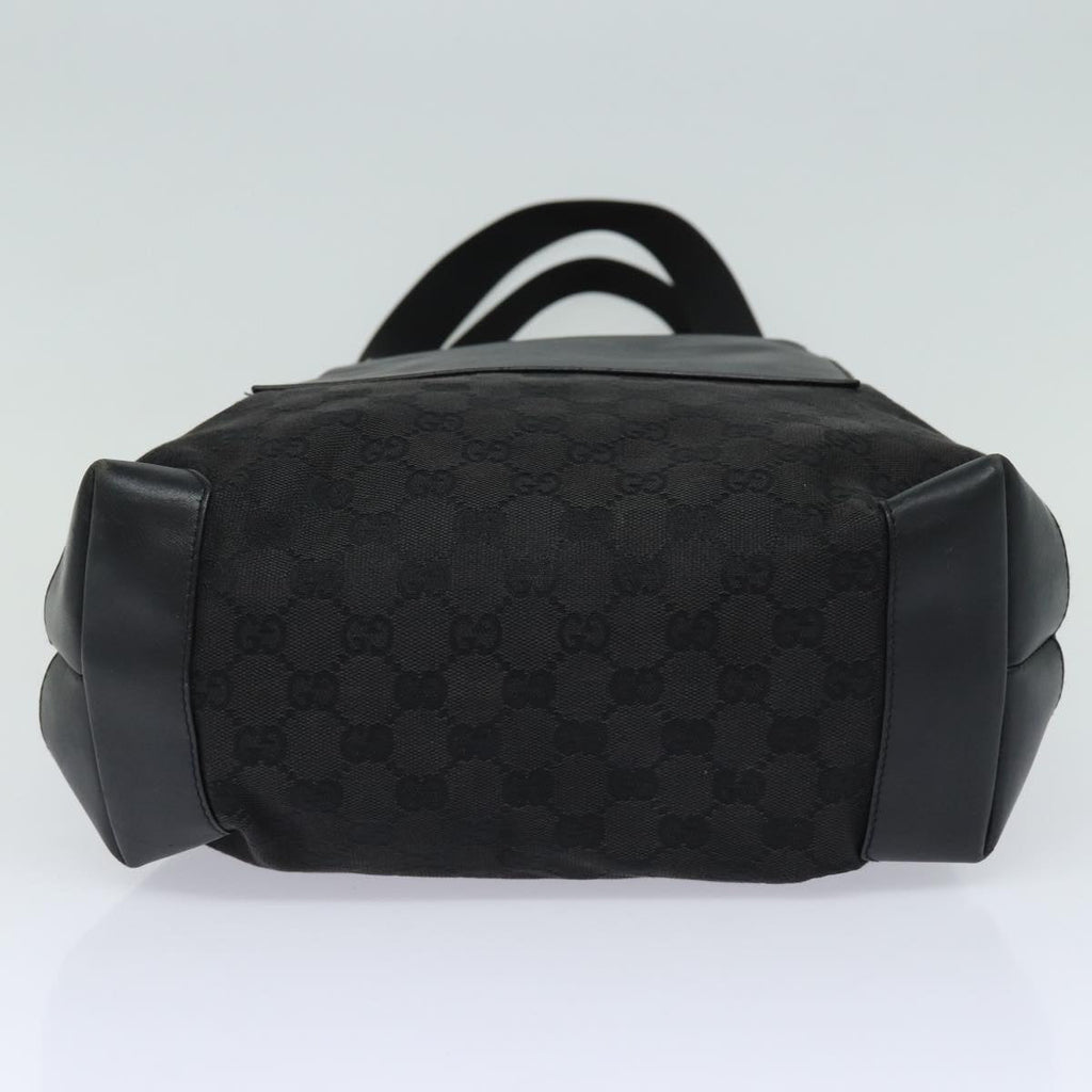 GUCCI GG Canvas Tote Bag Black 28892 79508