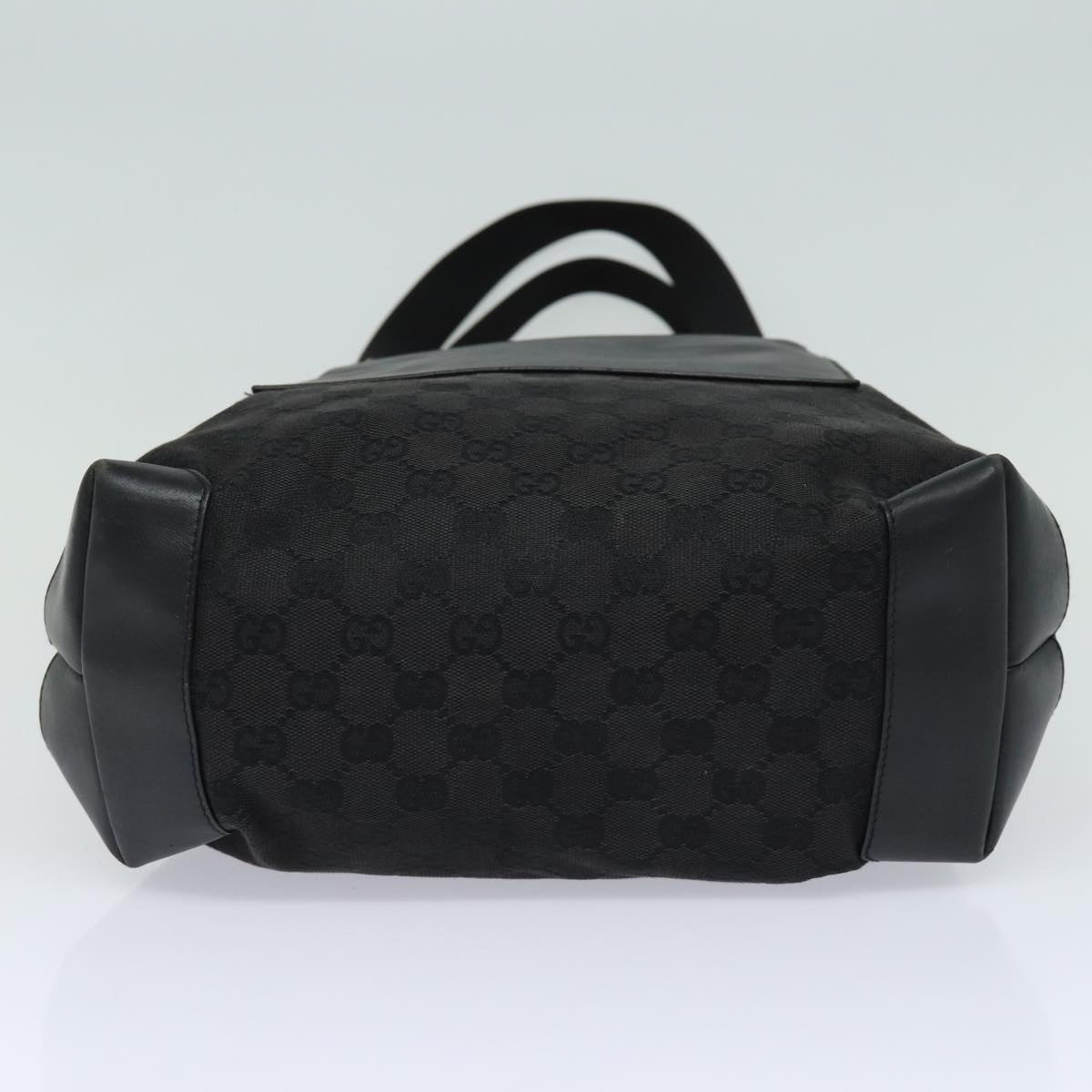 GUCCI GG Canvas Tote Bag Black 28892 79508