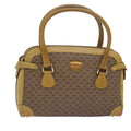 GUCCI Micro GG Supreme Hand Bag PVC Leather Beige 000 106 1325 79521