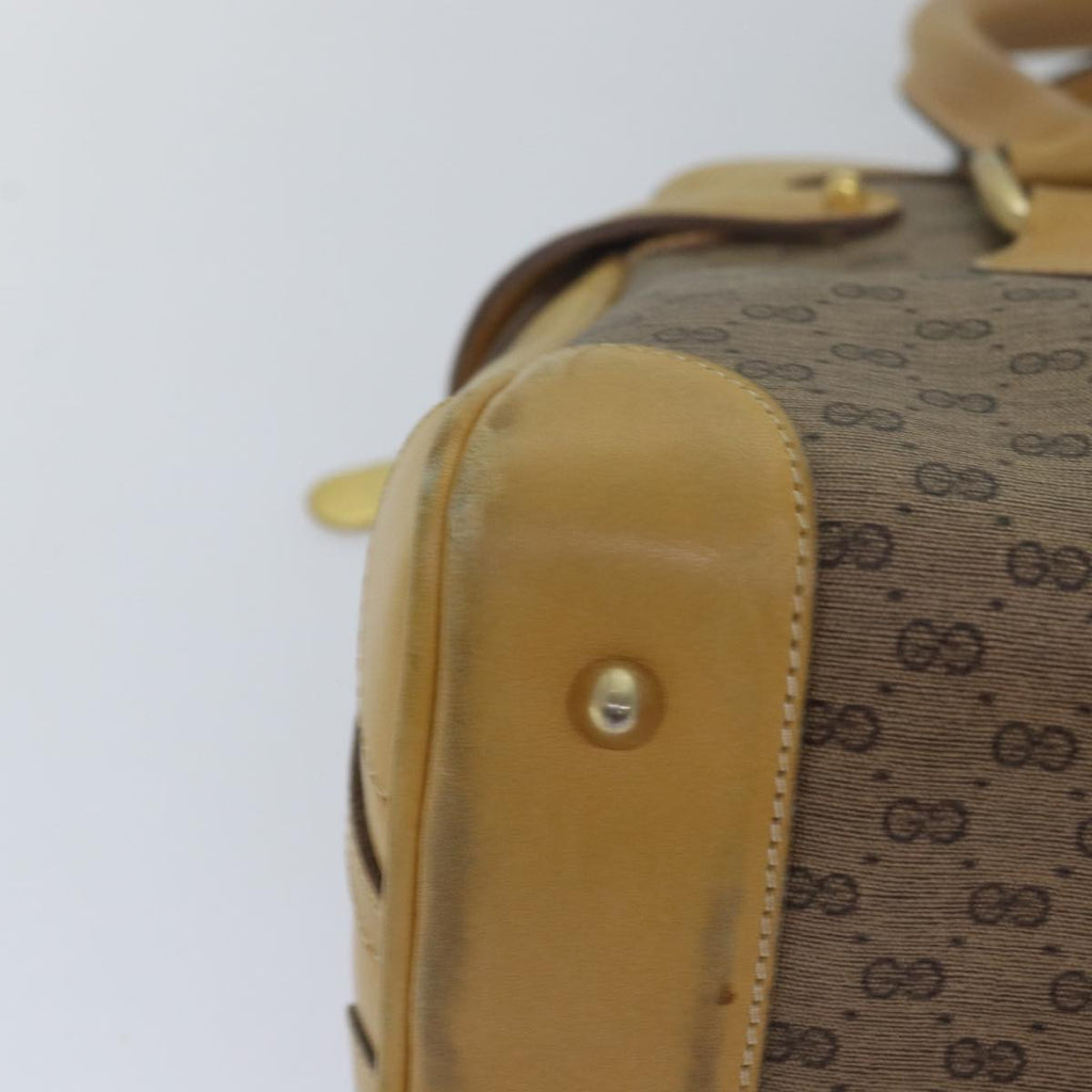GUCCI Micro GG Supreme Hand Bag PVC Leather Beige 000 106 1325 79521