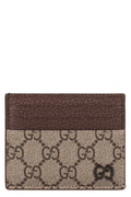GUCCI Mini Coated Canvas Card Holder