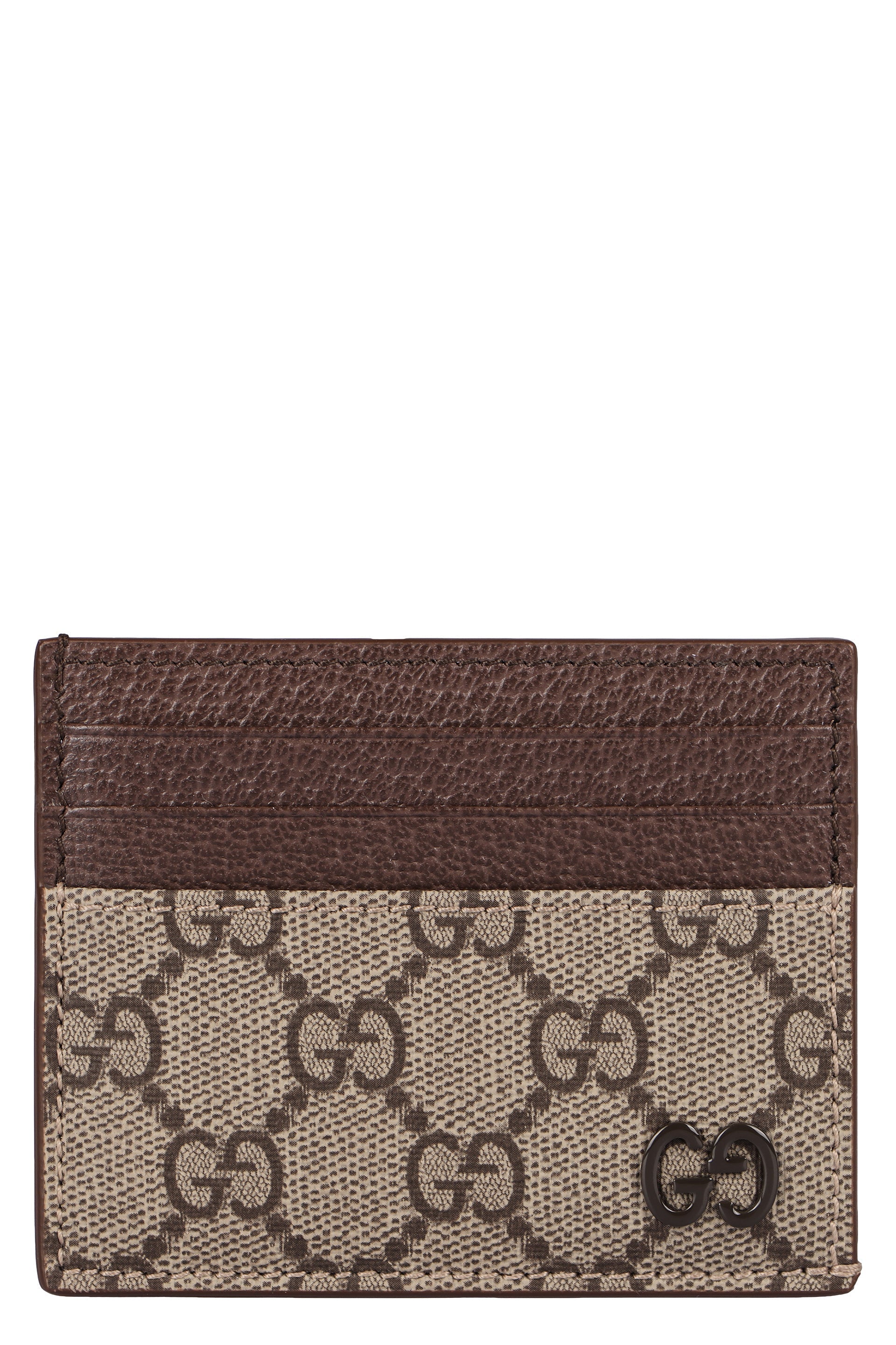 GUCCI Mini Coated Canvas Card Holder
