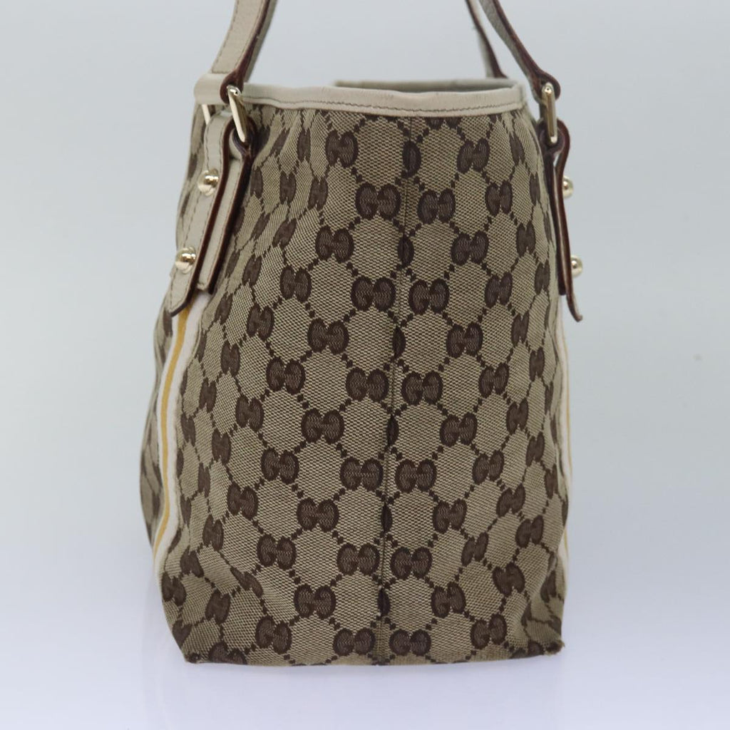 GUCCI GG Canvas Tote Bag Beige 137396 79542