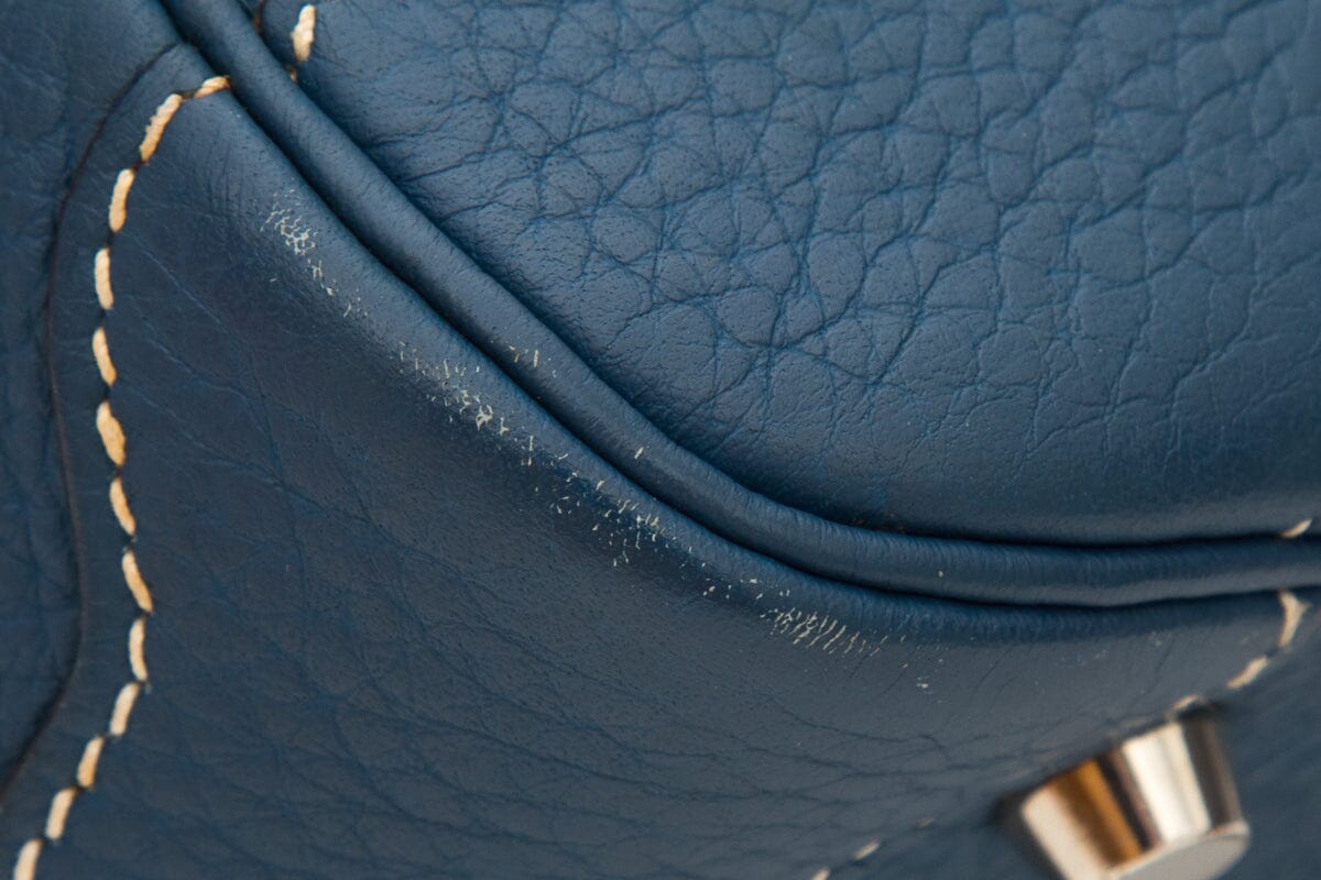 HermÃƒÆ’Ã‚Â¨s OMNIBUS PM  Blue Jean Togo Tote