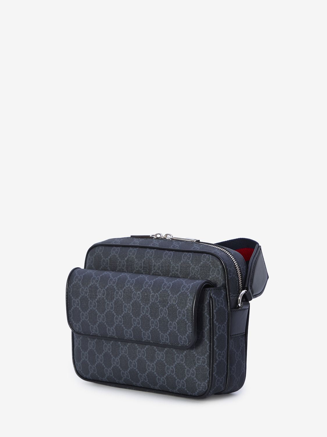 GUCCI Mini GG Supreme Fabric Crossbody Handbag 23x18x12cm