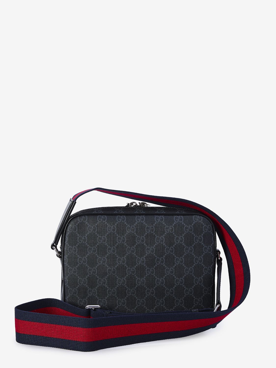 GUCCI Mini GG Supreme Fabric Crossbody Handbag 23x18x12cm