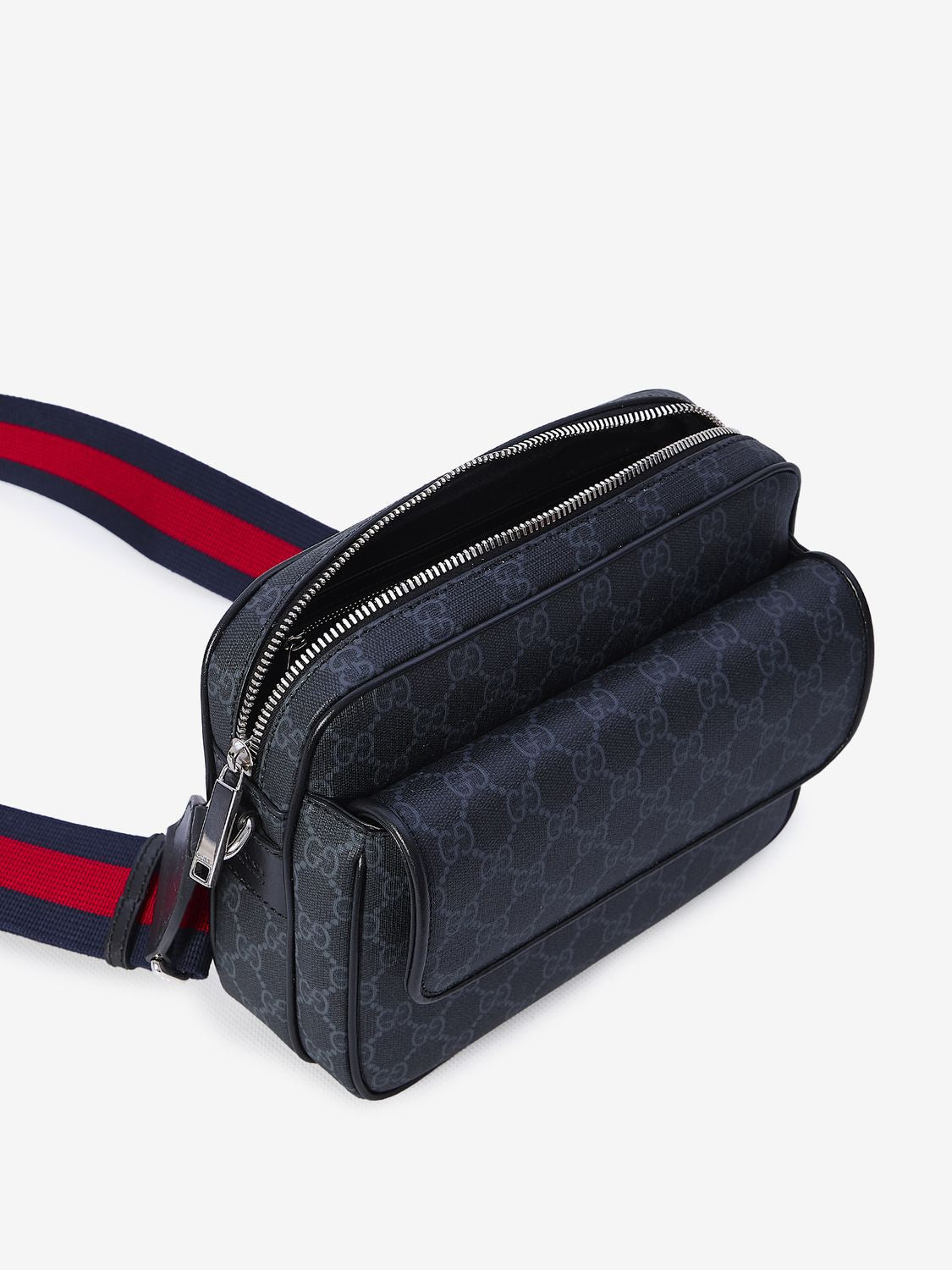GUCCI Mini GG Supreme Fabric Crossbody Handbag 23x18x12cm