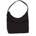 GUCCI GG Canvas Shoulder Bag Brown 001 3386 79587