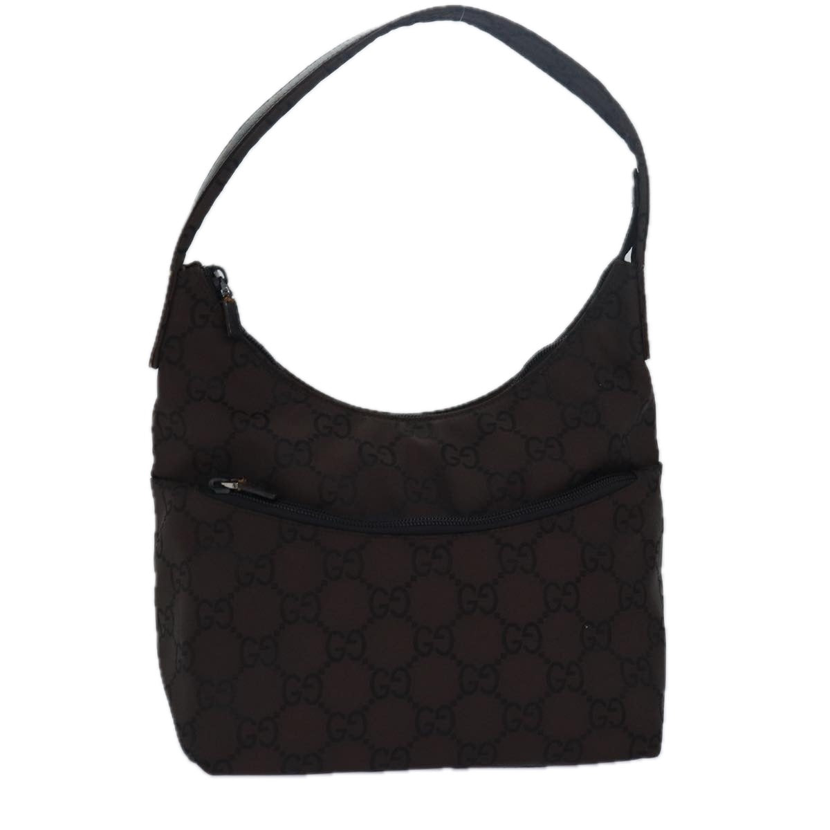 GUCCI GG Canvas Shoulder Bag Brown 001 3386 79587
