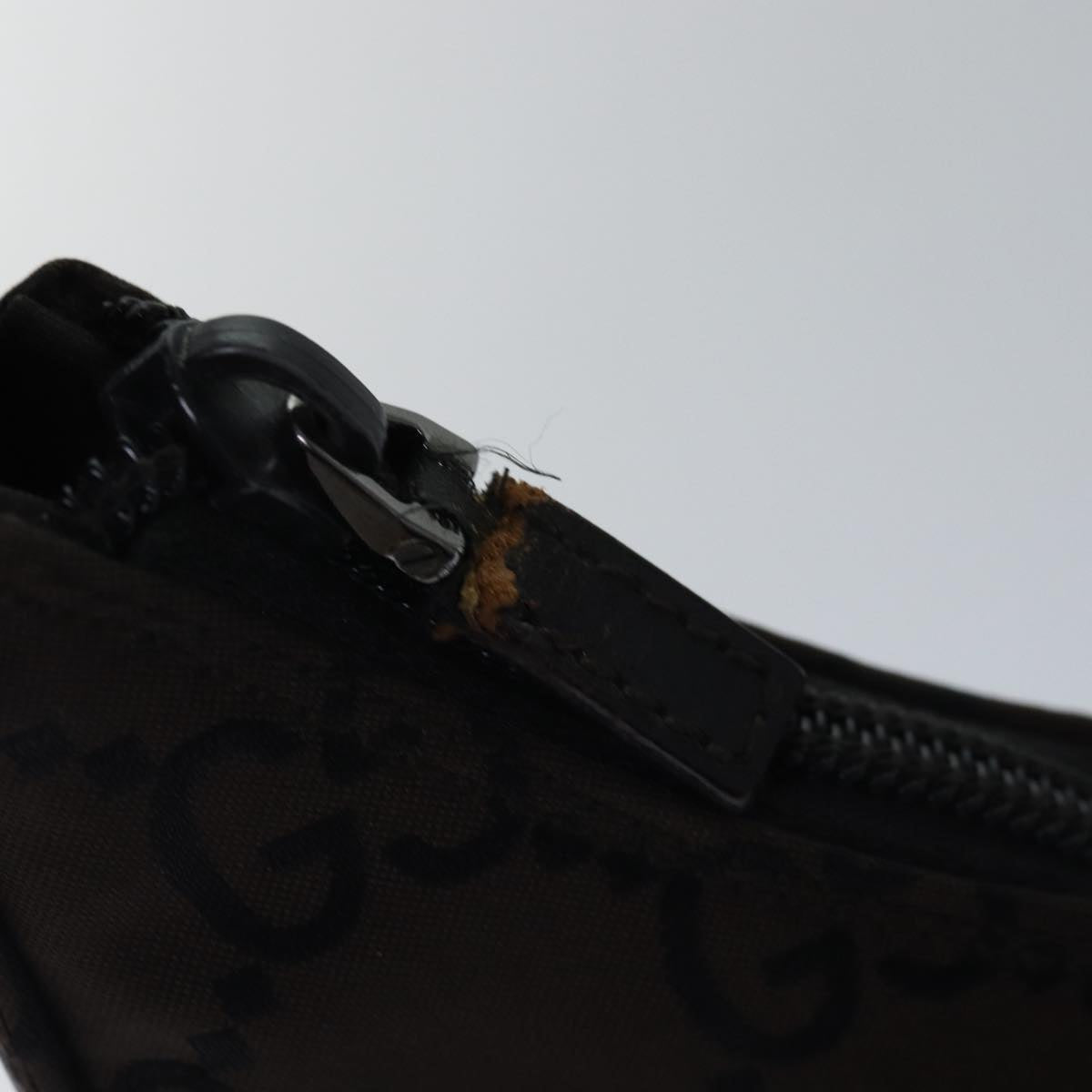 GUCCI GG Canvas Shoulder Bag Brown 001 3386 79587