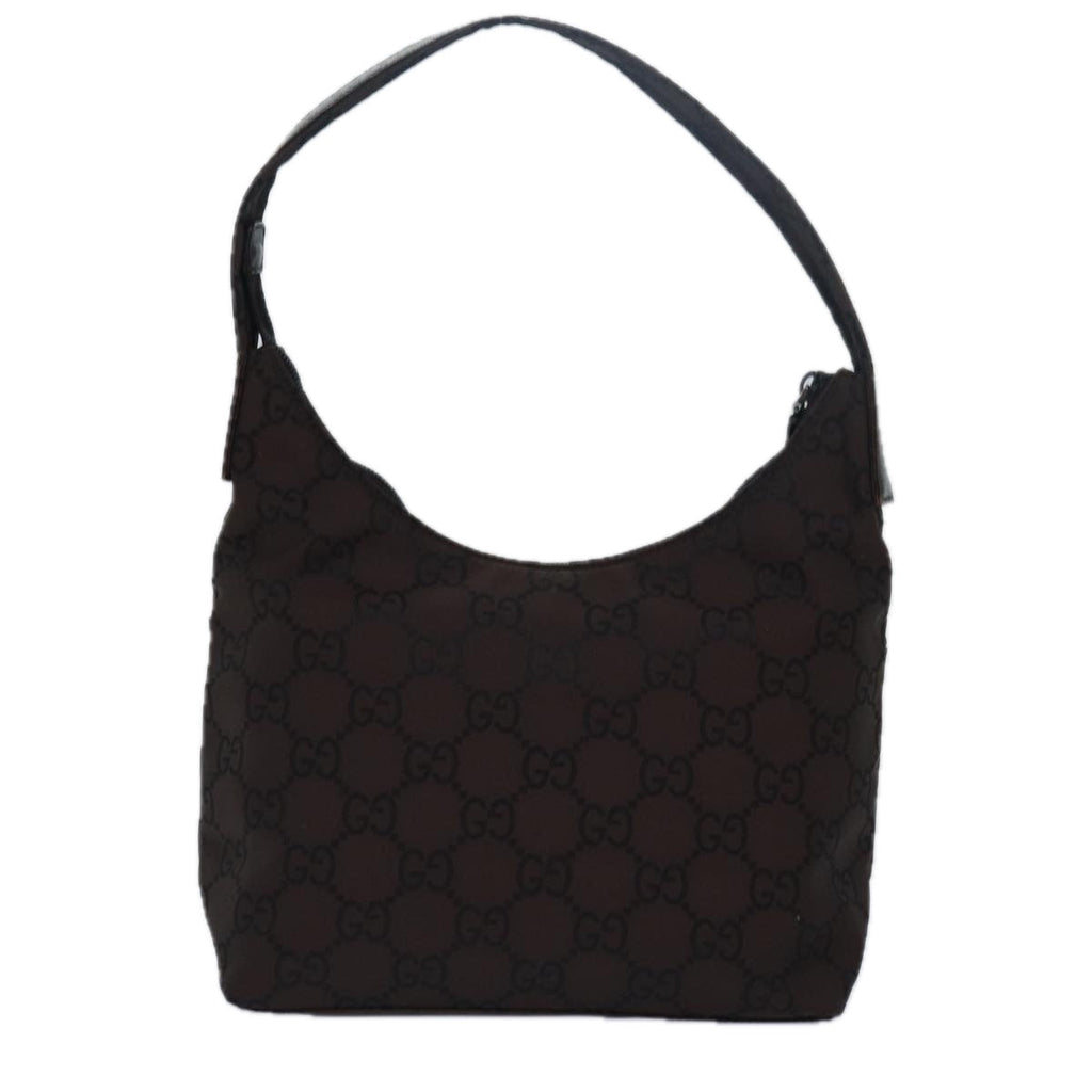 GUCCI GG Canvas Shoulder Bag Brown 001 3386 79587