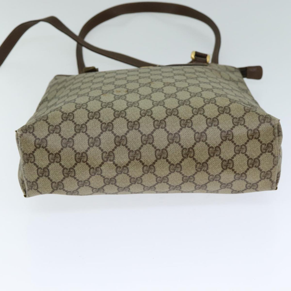 GUCCI GG Supreme Tote Bag PVC Leather Beige 002 39 0130 79588