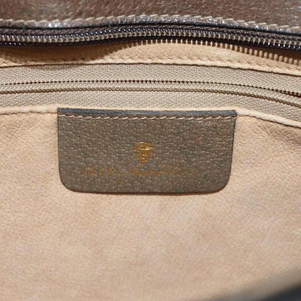 GUCCI GG Supreme Shoulder Bag PVC Leather Beige 14 02 013 79589