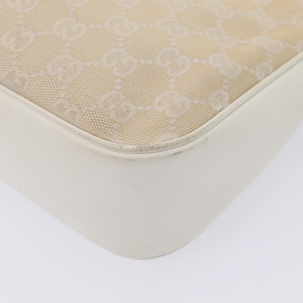 GUCCI Bamboo GG Canvas Hand Bag Beige 001 3865 79596