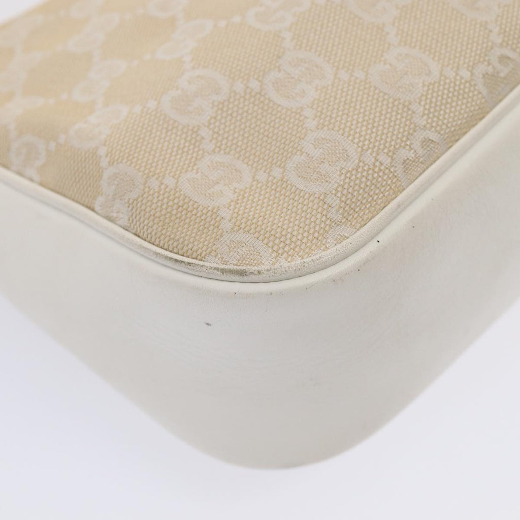 GUCCI Bamboo GG Canvas Hand Bag Beige 001 3865 79596