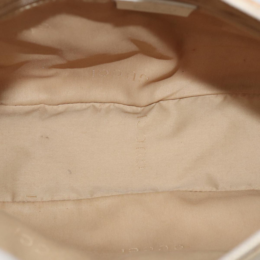 GUCCI Bamboo GG Canvas Hand Bag Beige 001 3865 79596