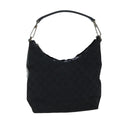 GUCCI GG Canvas Shoulder Bag Black 000 0602 79599