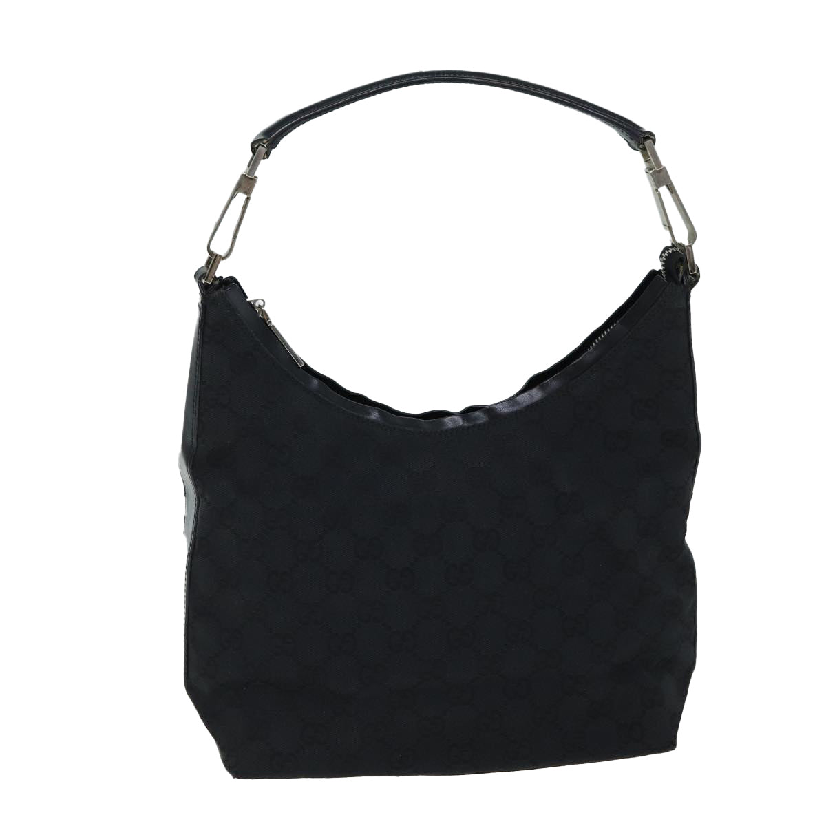 GUCCI GG Canvas Shoulder Bag Black 000 0602 79599