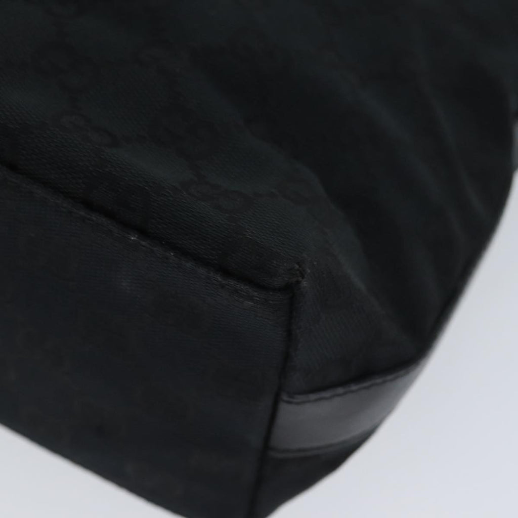 GUCCI GG Canvas Shoulder Bag Black 000 0602 79599