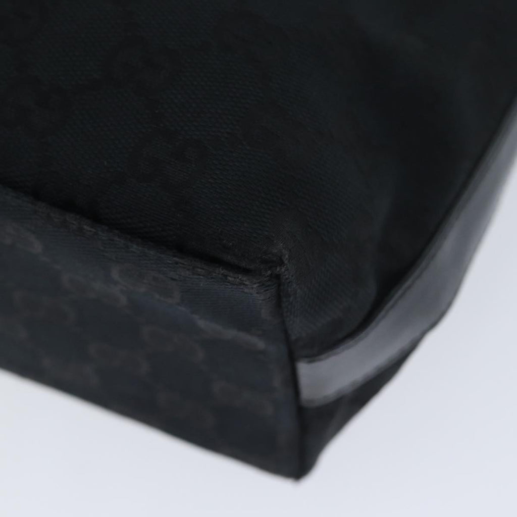 GUCCI GG Canvas Shoulder Bag Black 000 0602 79599