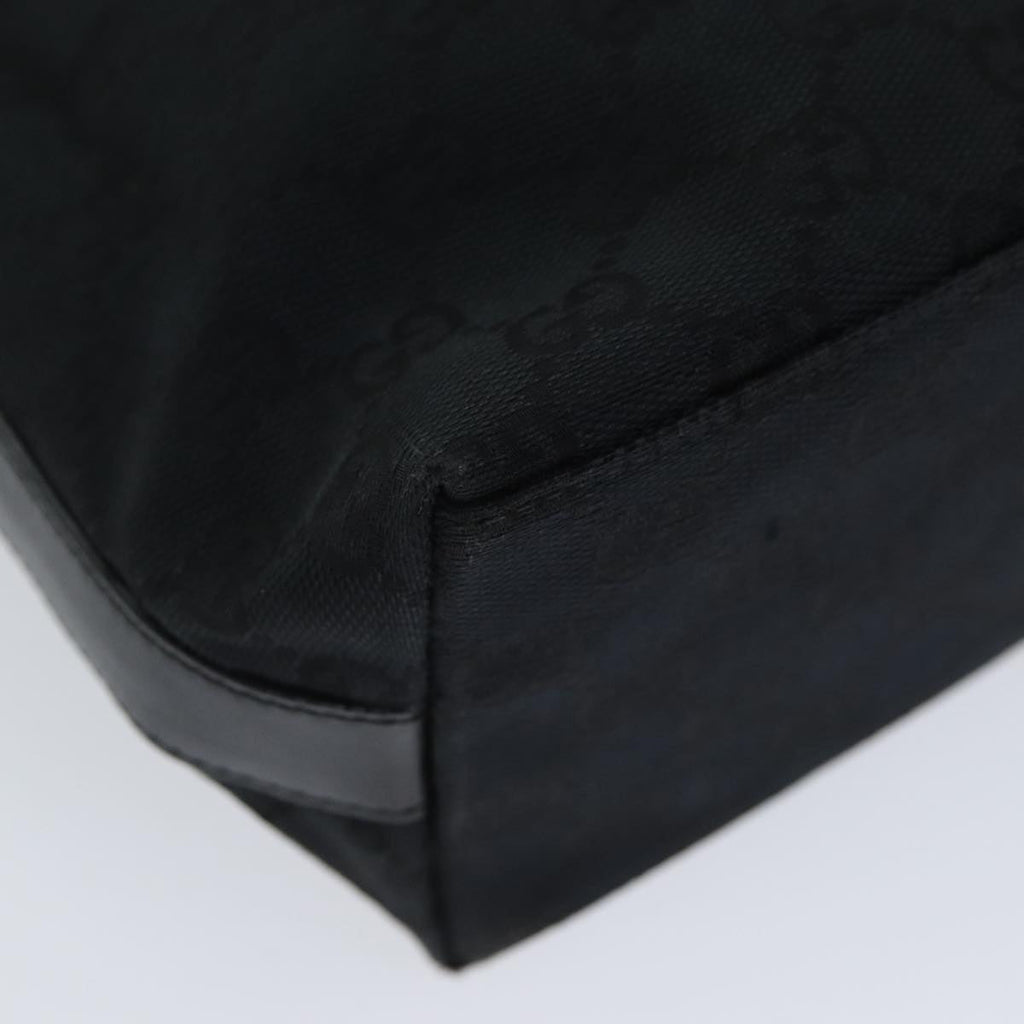 GUCCI GG Canvas Shoulder Bag Black 000 0602 79599