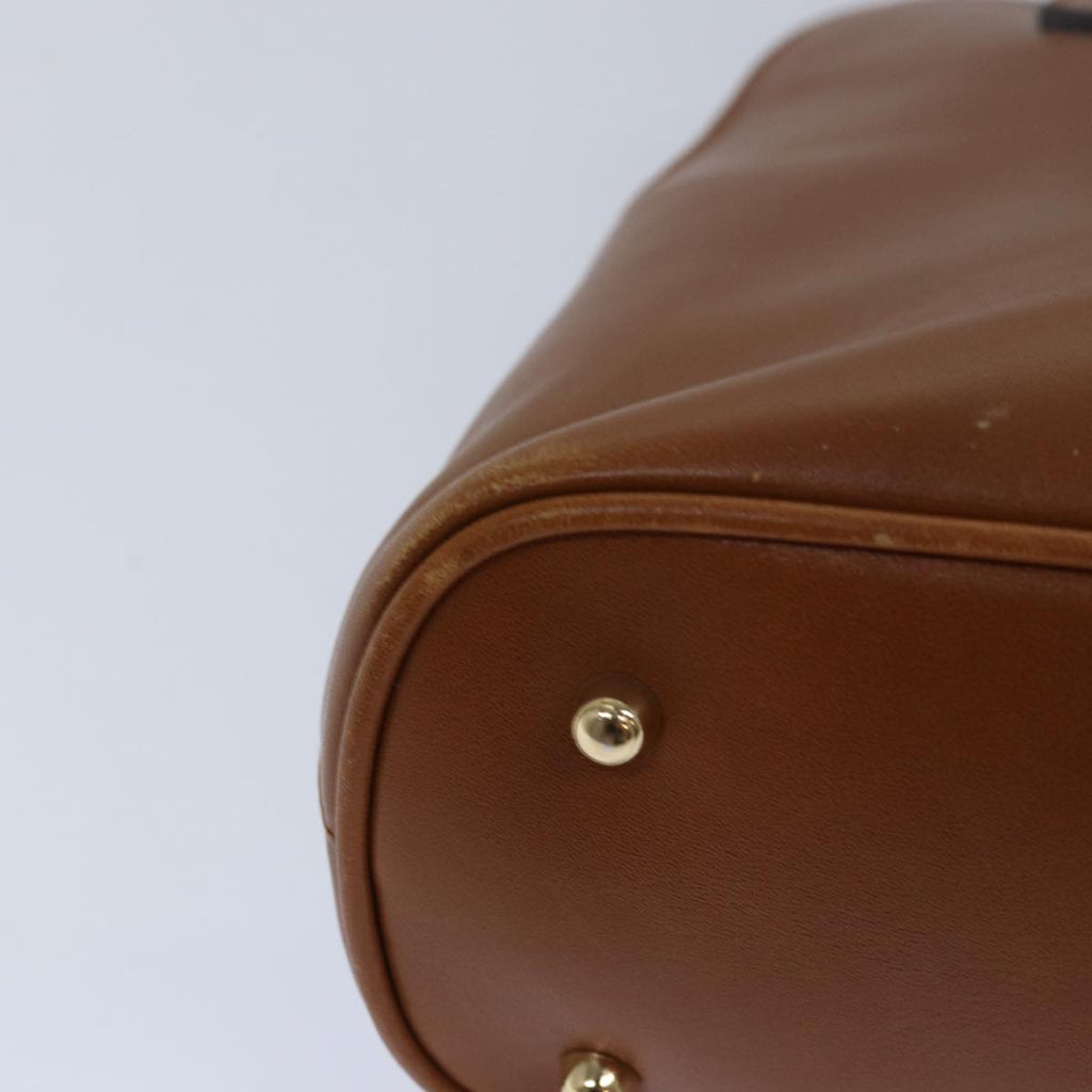 GUCCI Bamboo Hand Bag Leather Brown 000 1274 0290 79612