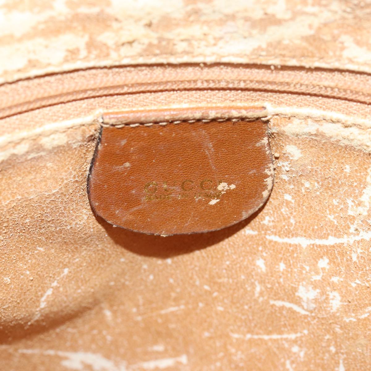 GUCCI Bamboo Hand Bag Leather Brown 000 1274 0290 79612