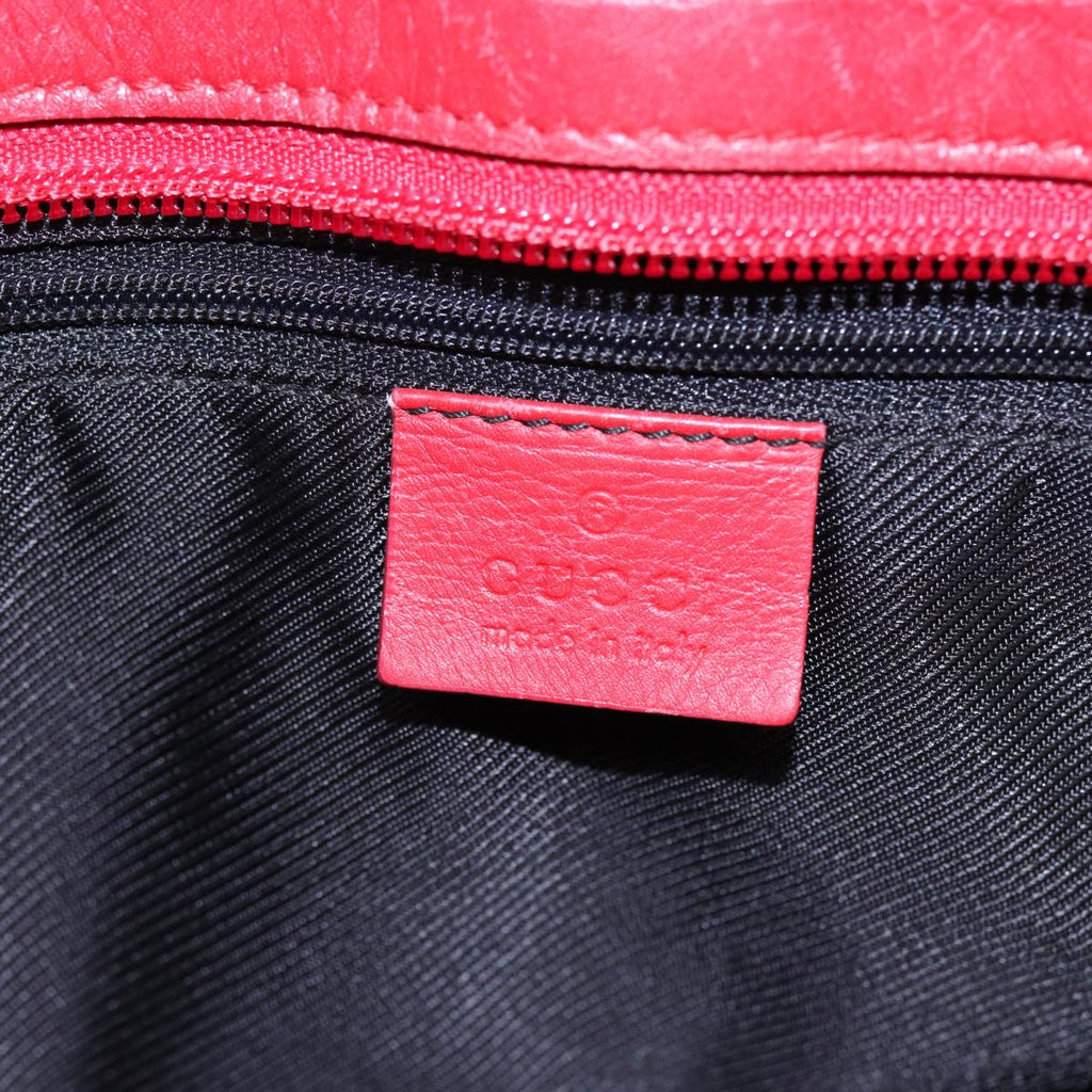 GUCCI GG Canvas Hand Bag Beige Red 002 1119 79632