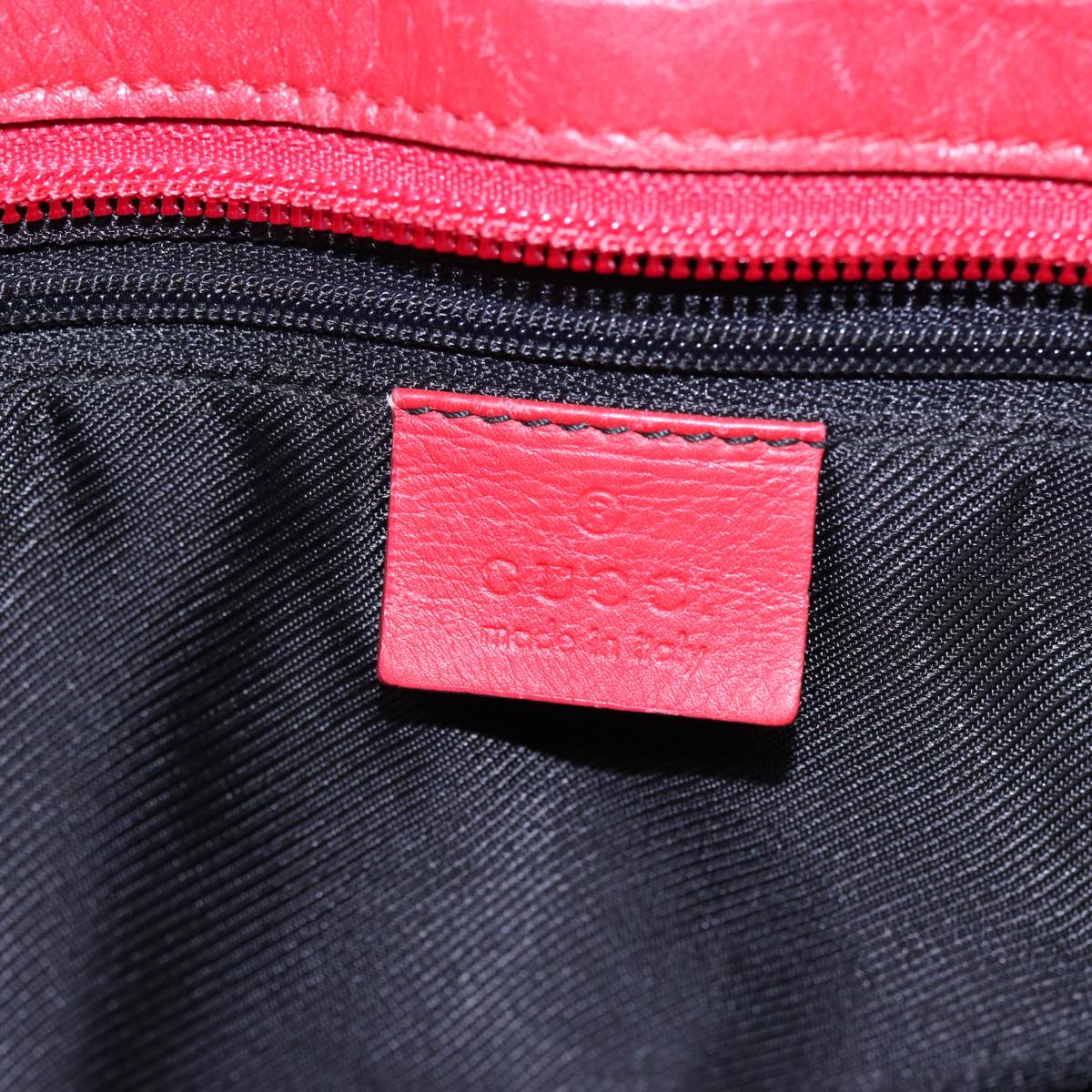 GUCCI GG Canvas Hand Bag Beige Red 002 1119 79632