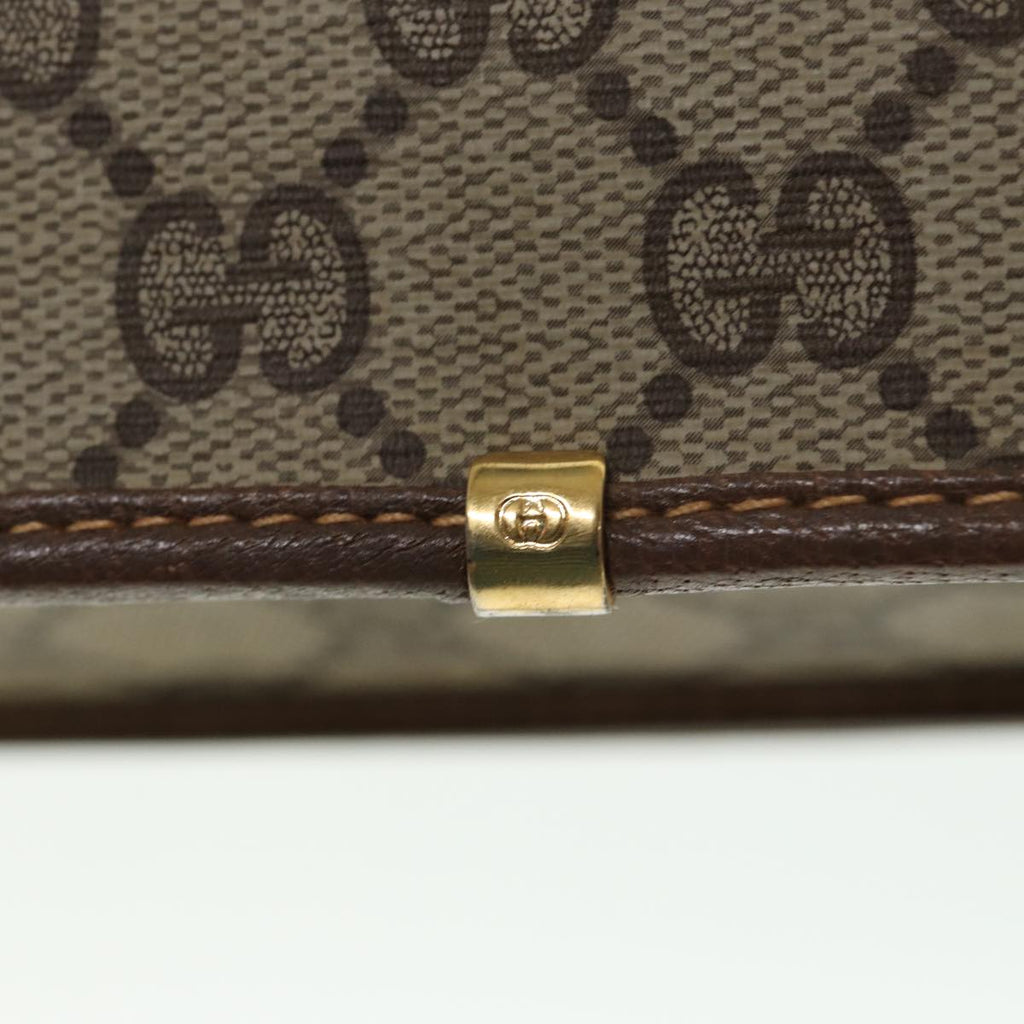 GUCCI GG Supreme Web Sherry Line Shoulder Bag PVC Beige 001 066 0551 79640
