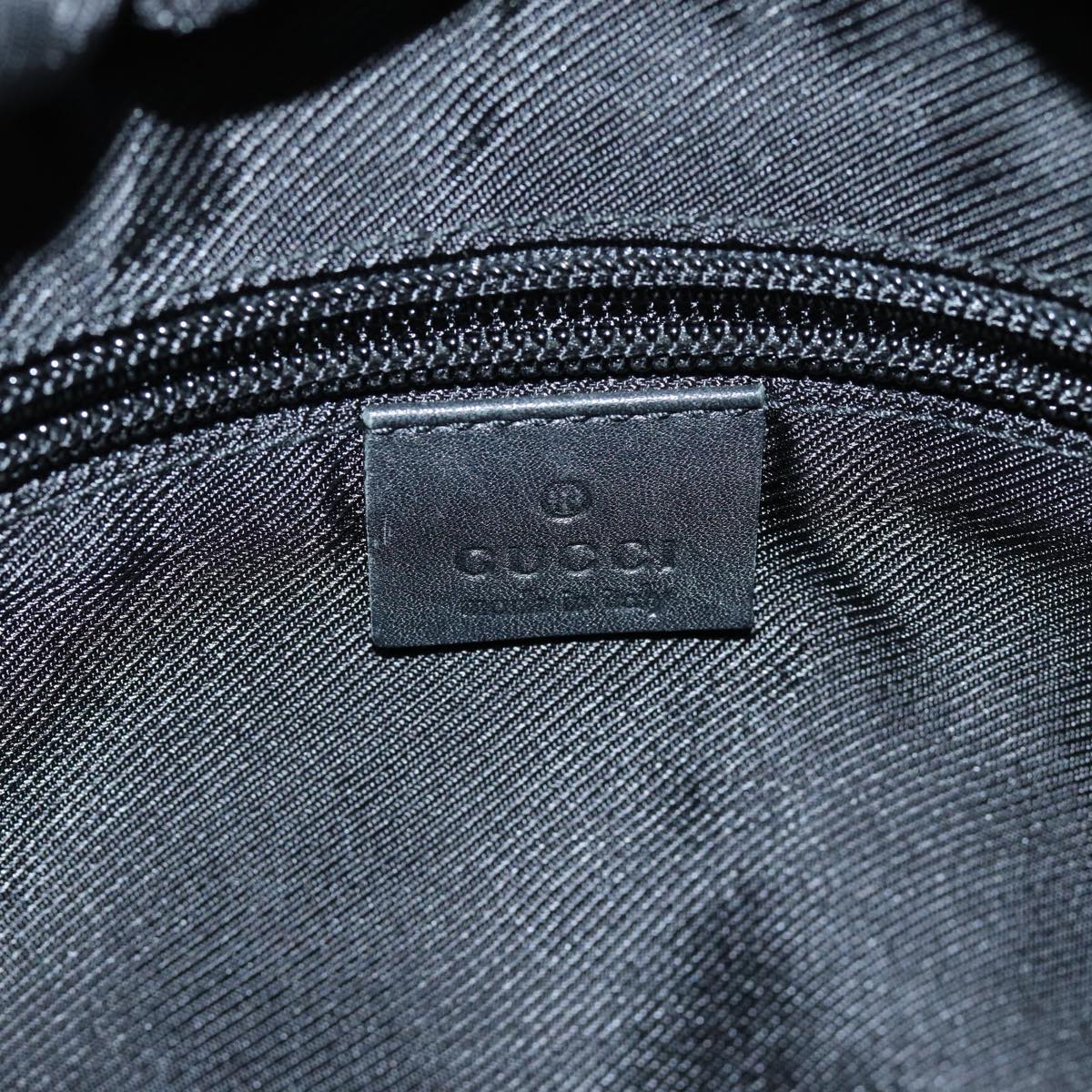 GUCCI GG Canvas Tote Bag Canvas Black 79649