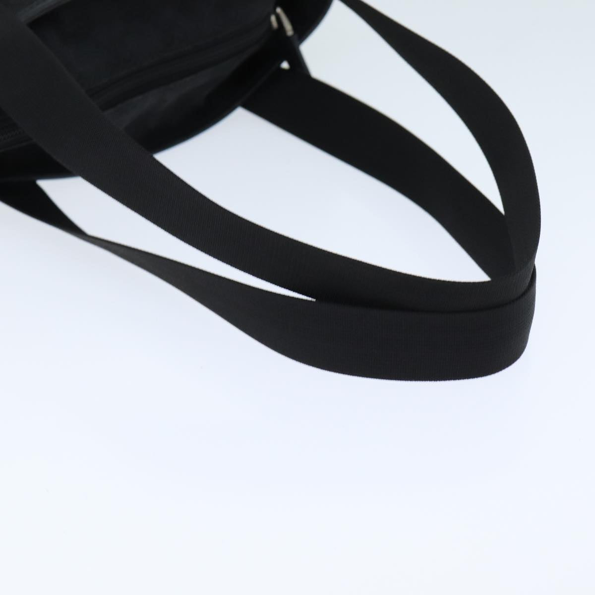 GUCCI GG Canvas Tote Bag Canvas Black 79649