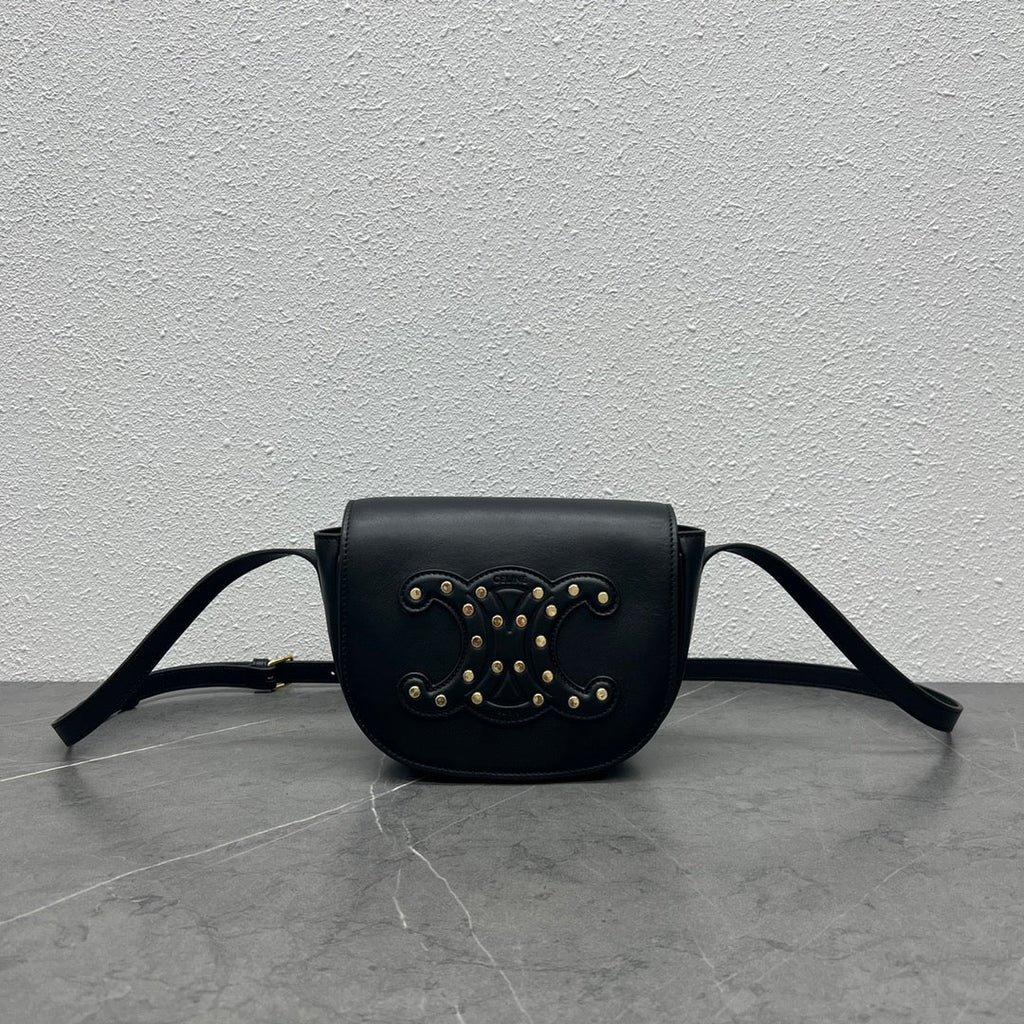 GLAMI Folco Cuir Triomphe With Studs Black For Women 7in/19cm