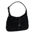 GUCCI Jackie Mini bag Hand Bag Satin Black 005 0775 79699